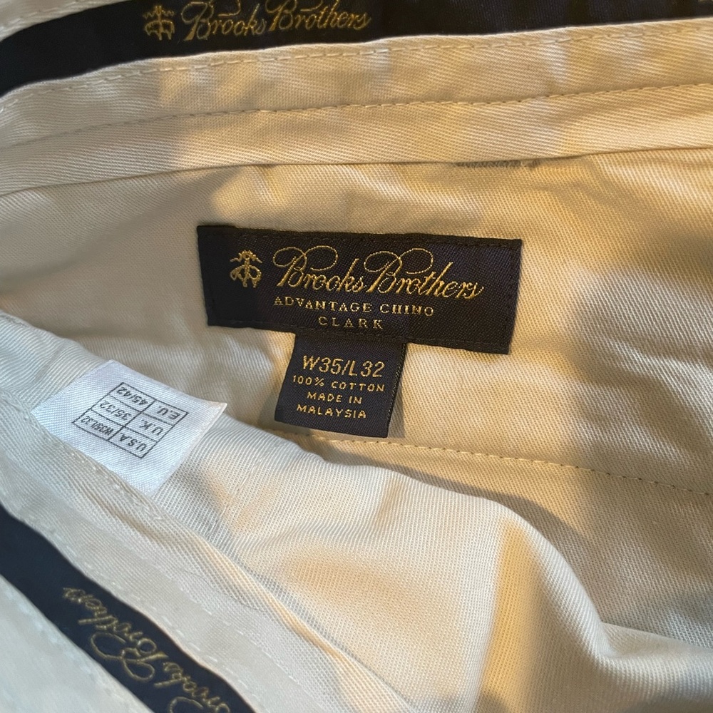 Brooks Brothers Advantage Chino Clark  / 35x32